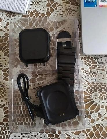 qaqa stili: Yeni, Smart saat, Sensor ekran, rəng - Qara — 1