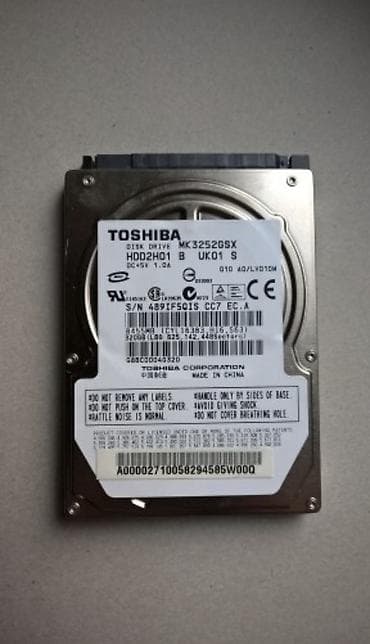 2 eded, 320 GB HDD Toshiba
Made in Philippines