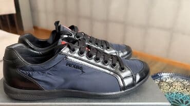 reebok dmx qadın krossovkaları: 445 azn e alınıb…prada. Original. Nylon+spazzolato blue — 6