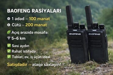 Бусы: BAOFENG rasiya dəstləri - Açıqlama: Baofeng portativ iki tərəfli — 1