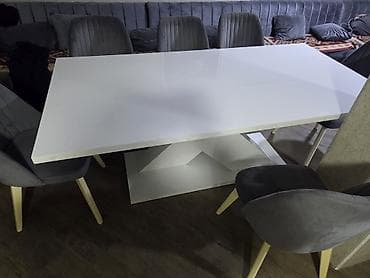 Qonaq masası, İşlənmiş, Açılmayan, MDF, Dördbucaq masa