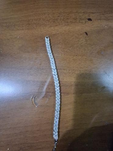 vecerni donlar: Zərif aksessuar və geyim dəsti - Zəncirli-bəzəkli qolbaq: Gümüş — 1