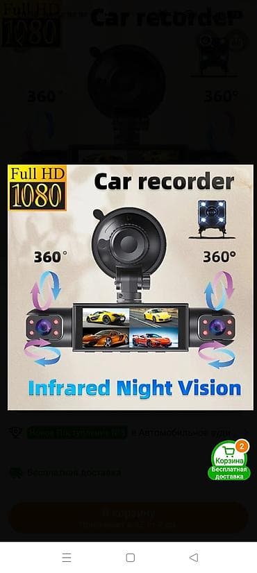 lan kamera: Sendao 1080P HD Автомобильный видеорегистратор, четырехканальная — 1