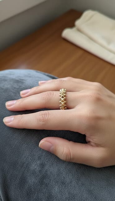 qedimi uzukler: Üzük, Cartier, Sarı qızıl, 585 Əyar, Qaşsız — 1