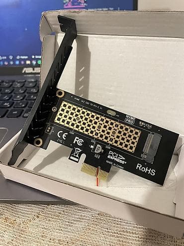 Stolüstü komputer üçün m2 nvme ssd qoşmaq üçün plata