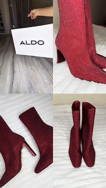 botinki: ALDO marka qadın botları -38.5 razmer - Model: incə burunlu, dar — 1