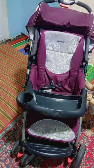 Araba-beşiklər: Klassik gəzinti arabası, İşlənmiş, Cins: Qız, Yaş: 18-24 ay, Ünvandan götürmə — 1