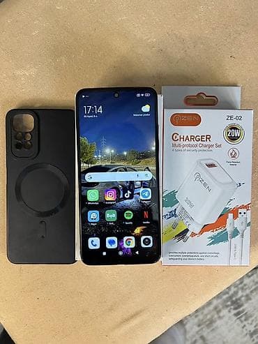 iphone 11 ekran sekilleri: Redmi Note 11, 128 GB, rəng - Qara, İki sim kartlı — 1