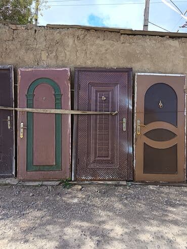 demir listler: Tikinti və təmir üçün materiallar - Dəmir qapılar: Müxtəlif dizaynda — 1