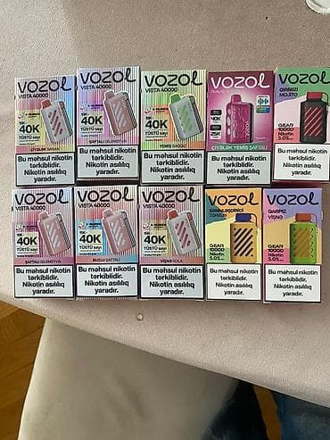 Vozol birdəfəlik elektron siqaretlər – müxtəlif dad seçimləri və