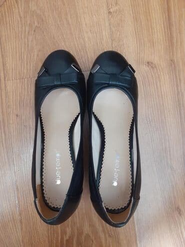 4xl nece razmerdi: Tuflilər, Ölçü: 38, rəng - Qara, İşlənmiş — 2