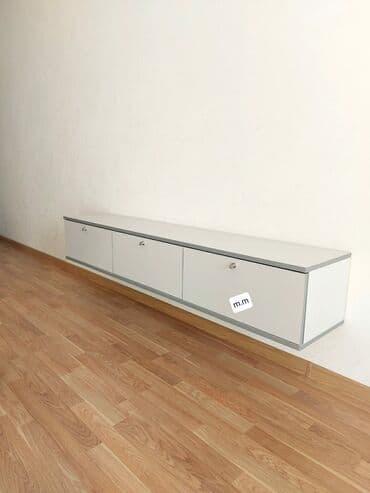 тумба под телевизор в баку: Новый, Прямой ТВ стенд, С полками, Ламинат, Азербайджан — 3