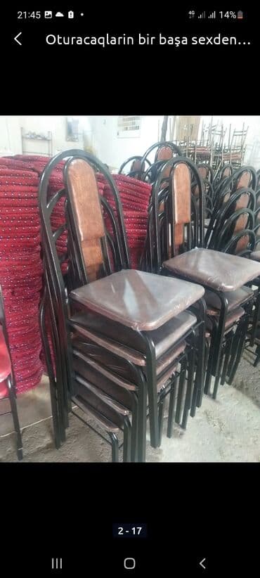 otracaqlar: Masa ve otracaqlarin bir bawa sexden satiwi catrlma var eleve — 2