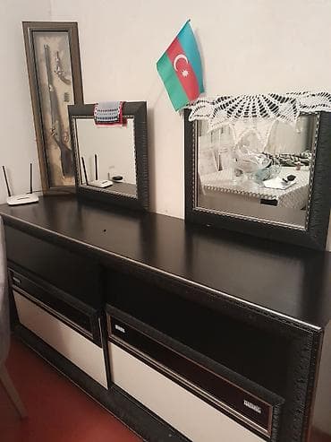 papag sekilleri: Qonaq otağı mebel dəsti - Rəng: qara-krem kombinasiyası, relyefli — 1