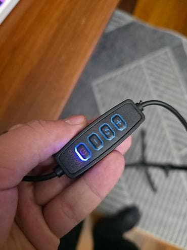 firin pizza: YENİ Ring Light (Halqa işıq) + Ştativ Dəsti Komplekt: - 19 sm (7.5 — 3