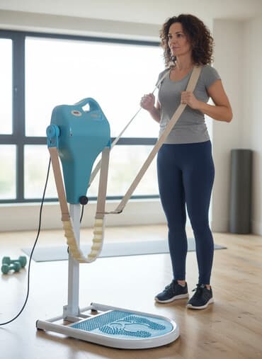 Vibro Deluxe — это ленточный вибромассажер (виброплатформа) для