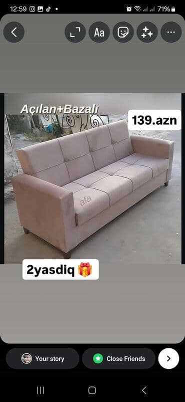 ofis əşyaları: Di̇van-kravat, Açılan, Bazalı, Pulsuz çatdırılma — 6