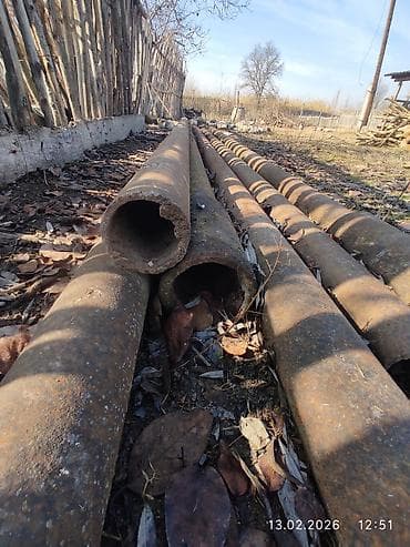 Təmir və tikinti: Metall borular – müxtəlif ölçülü - Material: qalın divarlı metal — 3