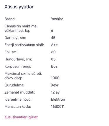 epson a3 printer: Paltaryuyan maşın 6 kq, Yeni, Avtomat, Ünvandan götürmə — 2