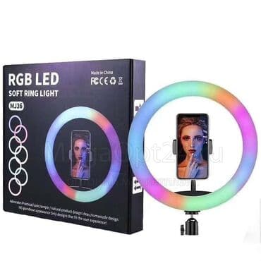 MJ36, 36 sm diametrli peşəkar RGB üzük LED lampa portret və ya mövzu