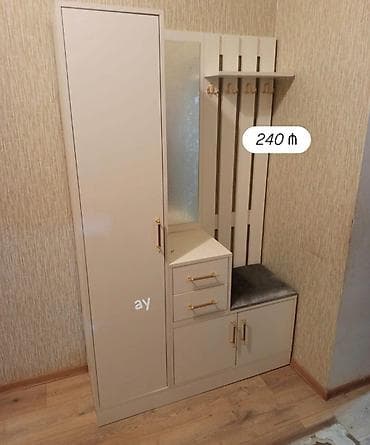 hamam dolabları: Dəhliz Dolabi – Sifarişlə Hazırlanır Ölçü: 120 × 40 × 200 Rəng — 3