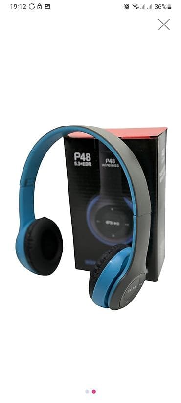 masaustu komputerlər: Məhsul: P47 Wireless qulaqcıq - Bağlantı: Bluetooth (4.1+EDR yazısı — 6