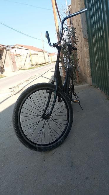 velosibet raması: Şəhər tipli velosiped - Rəng: qara - Çərçivə: polad, aşağı enişli — 2