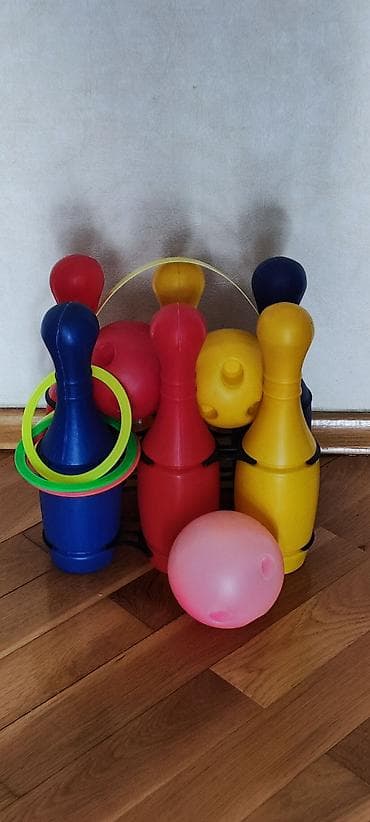 Uşaq üçün plastik boulinq dəsti - Dəst tərkibi: 6 rəngarəng plastik lalafo.az -da Uşaq üçün plastik boulinq dəsti - Dəst tərkibi: 6 rəngarəng plastik