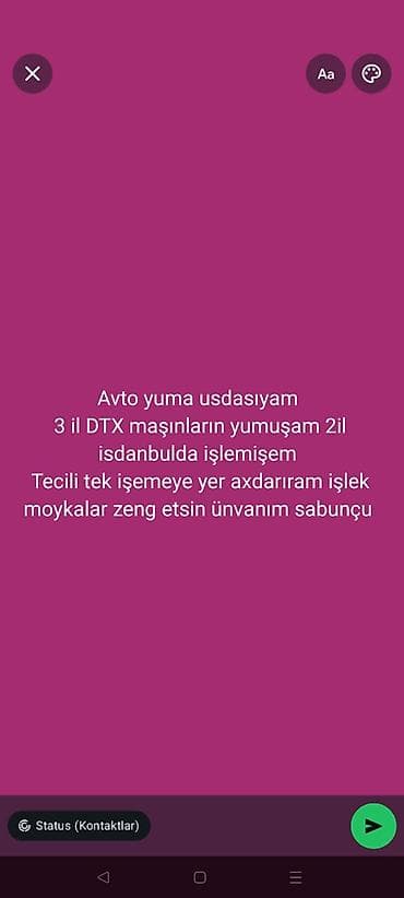 fermaya işçi: Avtoyuyucu, 33 yaş, 5 ildən artıq təcrübə, Tam iş günü — 1