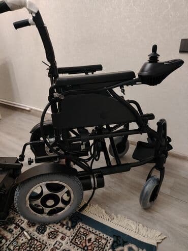 унитаз для инвалидов переносной: Elektrik təkərli kürsü – qatlanan, joystick idarəetməli model - Güclü — 3