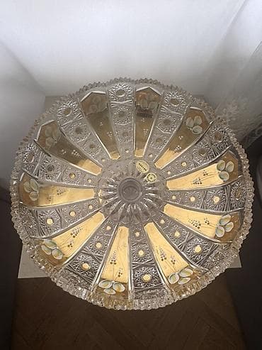xrusta: Çexiya istehsalı orijinal büllur meyvə qabı (Bohemia Crystal) Satılır — 3