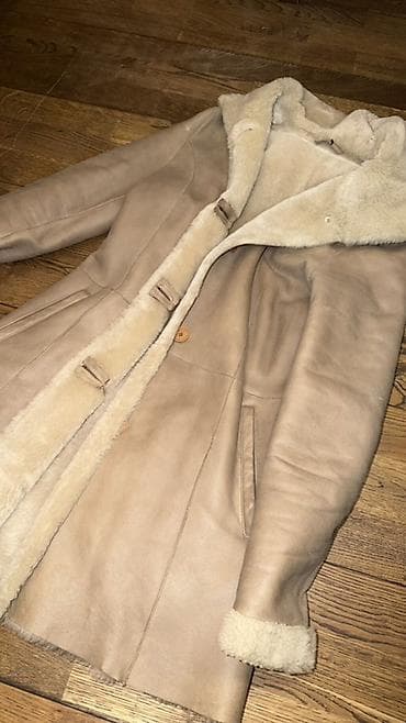 yun şal: Palto, Lacoste, XS, rəng - Bej — 3