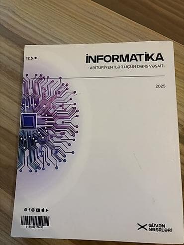 Kitablar və jurnallar: Məhsul: İnformatika üzrə abituriyentlər üçün kitab dəsti 1) — 2