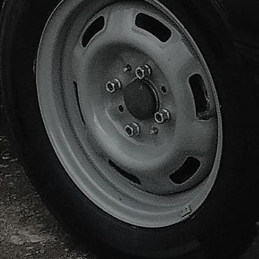 disk satisi: Polad diskli avtomobil təkəri - Tip: polad disk, klassik çox deşikli — 1