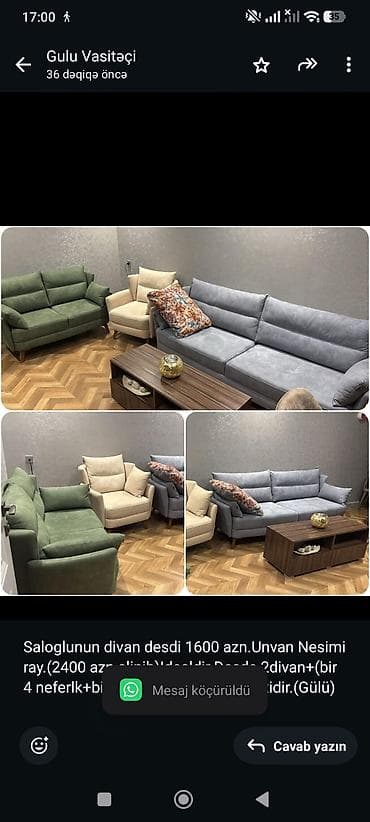 divan desti: Saloglunun divan desdi 1600 azn.Unvan Nesimi ray.(2400 azn — 1
