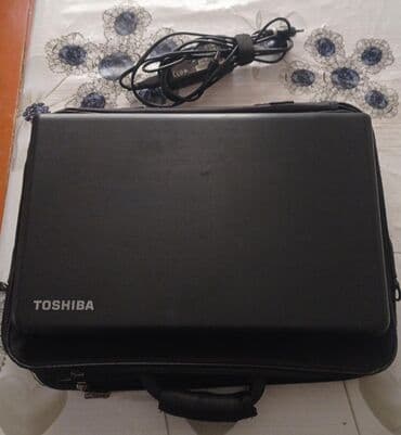 Toshiba noutbuk + adaptor və çanta Xüsusiyyətlər: - Marka: Toshiba -