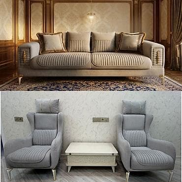 Yeni, Divan, Jurnal masası, 2 kreslo — 1