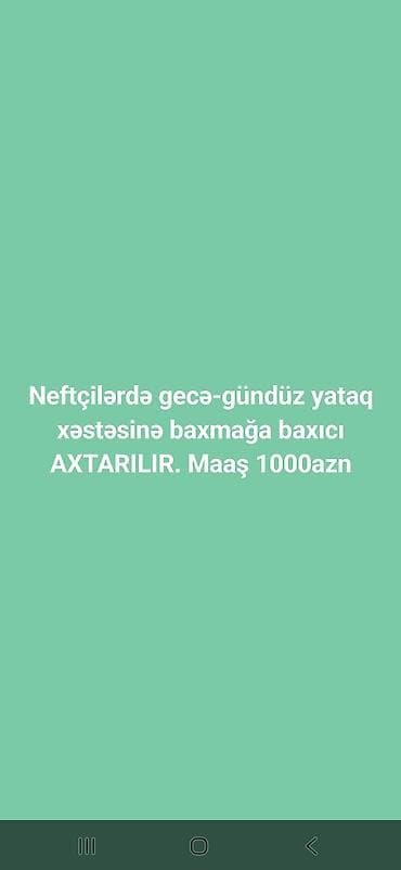 Ağır xəstədir təcrübəsi olanlar geri dönüş etsin