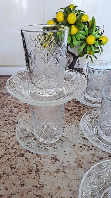 versace servis: Çay dəsti, Şüşə — 2