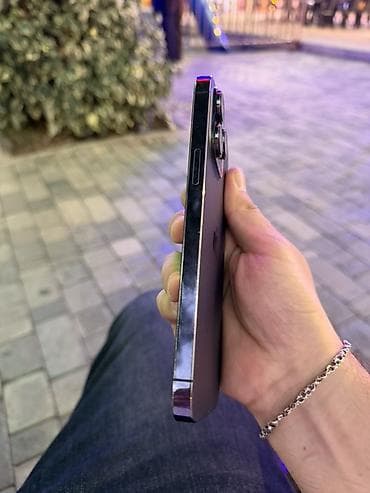 iphone 16 pro: IPhone 14 Pro Max, Deep Purple, Simsiz şarj, Face ID — 2