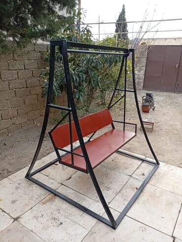 Bağ, çöl oturacaqları: Skamya-yelləncəl, Zontiksiz, Metal — 1