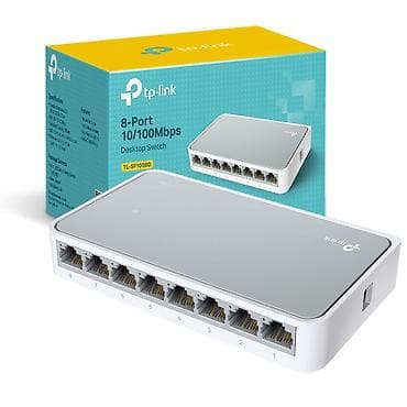 Noutbuk və netbuklar: TpLink 8 Port Switch TP-Link TL-SF1008D 8-port 10/100 Mbps masaüstü — 1