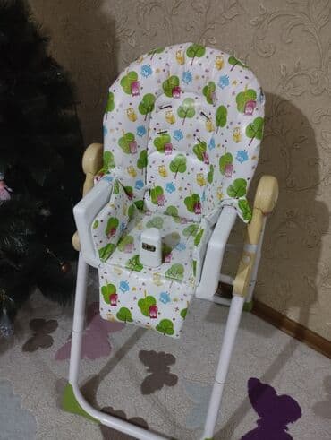 Çəngəllər: Uşaq yemək kreslosu - 2-si 1-də konstruksiya: yüksək kreslo və alçaq — 1