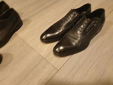 Туфли: Kişi ayaqqabıları dəsti - Model 1: Tünd mavi dəri krossovka tipli — 8