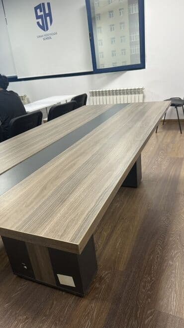 стол для конференций: Dördbucaq masa, Siyirməsiz, Teksturalı laminat — 9