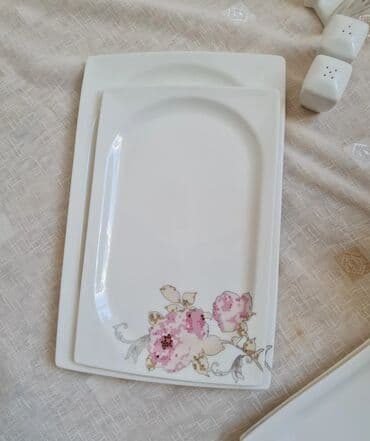 детские глубокие тарелки: Тарелки, Набор из 6 шт., цвет - Белый, Фарфор, Турция — 4