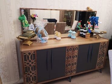 Qonaq otağı üçün, Açılmayan, Dördbucaq masa, 6 stul