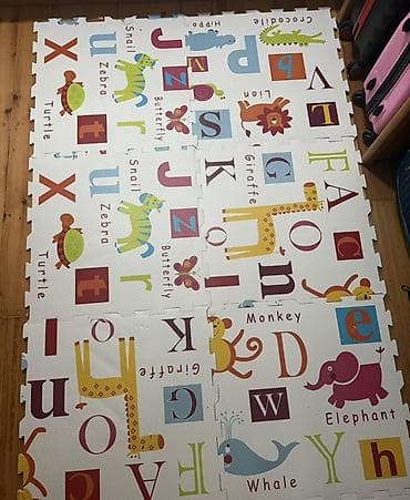 heyva: Uşaq üçün yığılan oyun xalçası – EVA köpükdən puzzle panellər - — 1