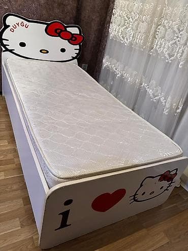 korpe carpayisi: Qız üçün, Çarpayı, Bazasız, Matras ilə, Siyirməsiz — 2