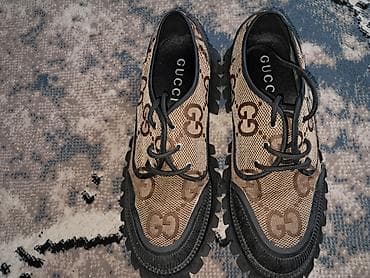 Məhsul: Gucci kişi ayaqqabısı - Model: GG monoqram naxışlı bağlamalı — 2